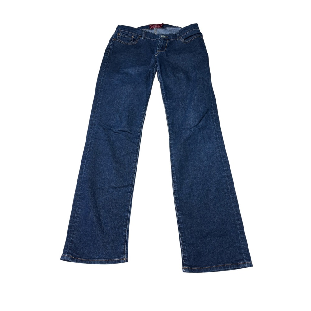 Lucky Brand Sweet Straight Dark Wash Ankle Jeans 4/27 W30 L29 Straight Leg Denim